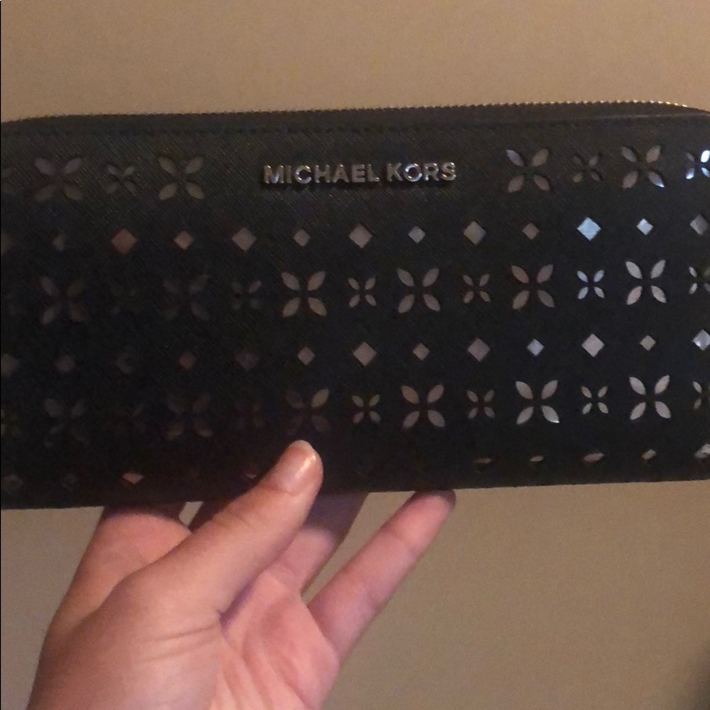 Michael Kors continental leather wallet